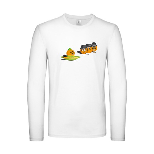 Orange mécanique - T-shirt manches longues léger original Homme  -B&C - E150 LSL - Thème humour cinema -