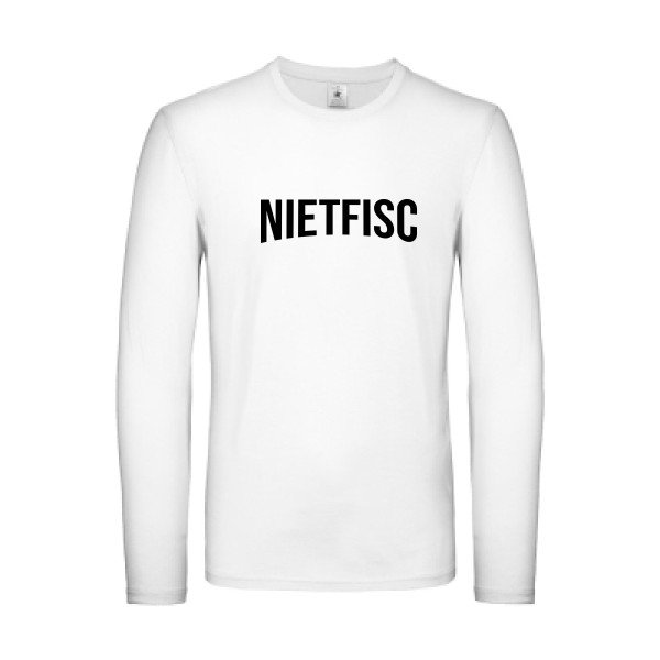 NIETFISC -  Thème tee shirt original parodie- Homme -B&C - E150 LSL-