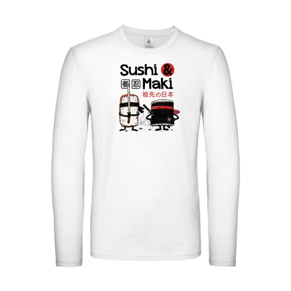 Sushi et Maki-B&C - E150 LSL - T-shirts et sweats originaux -