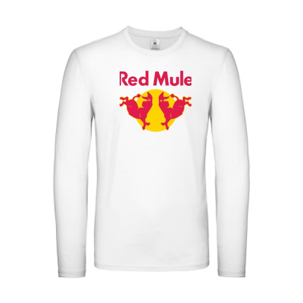 Red Mule-Tee shirt Parodie - Modèle T-shirt manches longues léger -B&C - E150 LSL