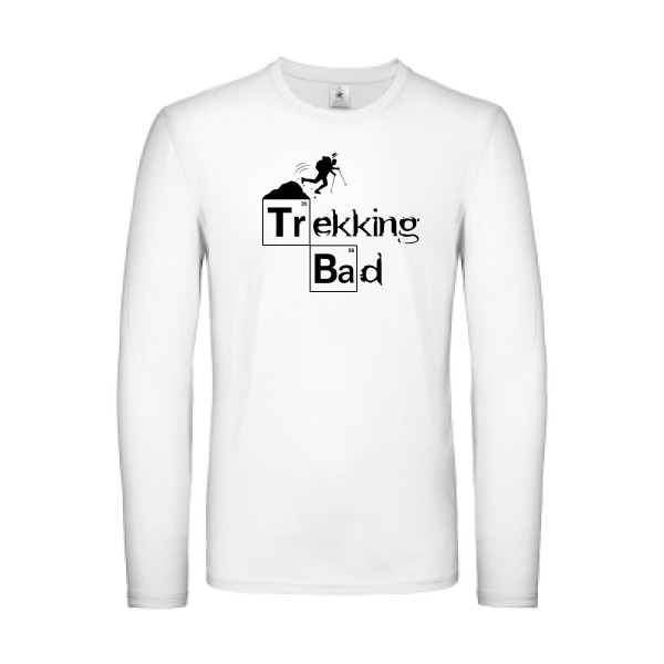 Trekking bad - T-shirt manches longues léger  - Vêtement original -