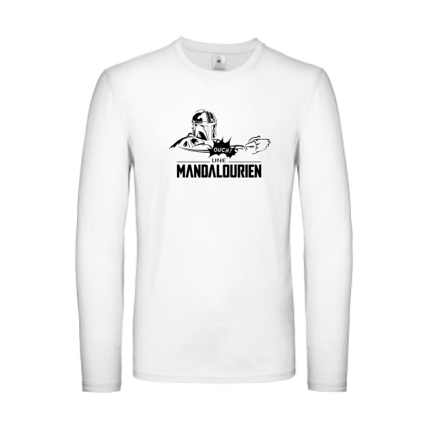 T-shirt manches longues léger - B&C - E150 LSL - UNE MANDALOURIEN