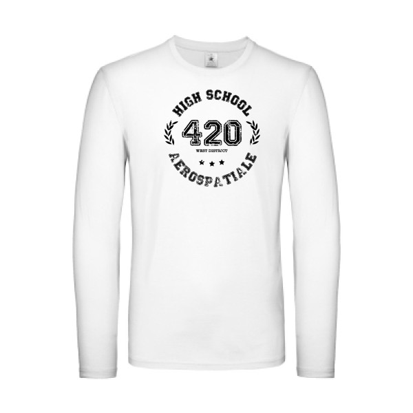 T-shirt manches longues léger - B&C - E150 LSL - Very high school