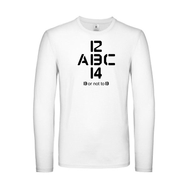 T-shirt manches longues léger Homme original - B or not to B - 