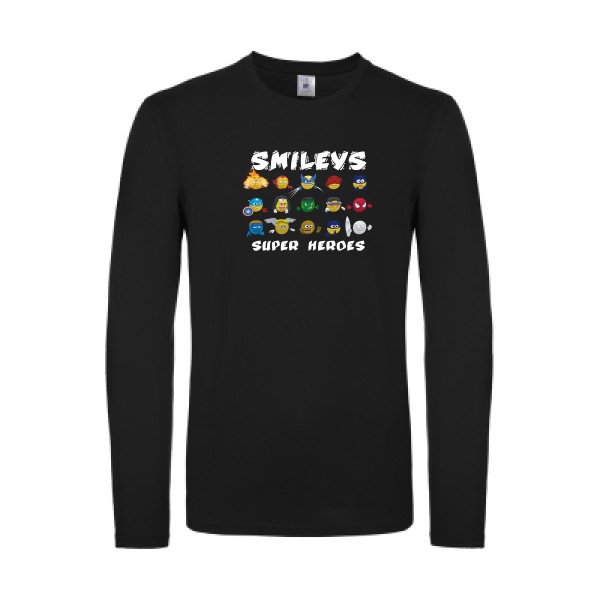 Super Smileys- Tee shirt rigolo - B&C - E150 LSL -