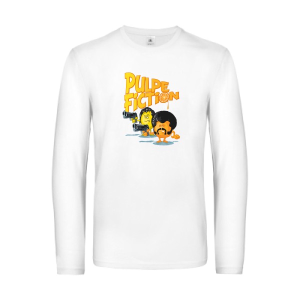Pulpe Fiction -T-shirt manches longues Homme humoristique -B&C - E190 LSL -Thème humour et cinéma -