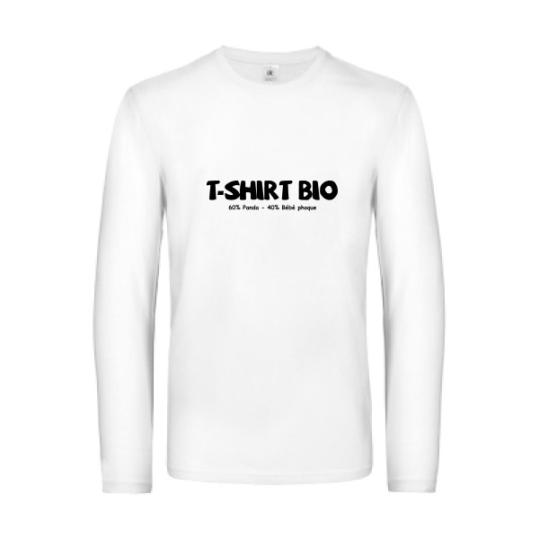T-Shirt BIO-tee shirt humoristique-B&C - E190 LSL