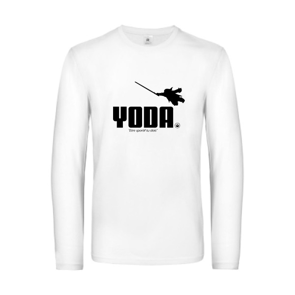 Yoda - star wars T shirt -B&C - E190 LSL