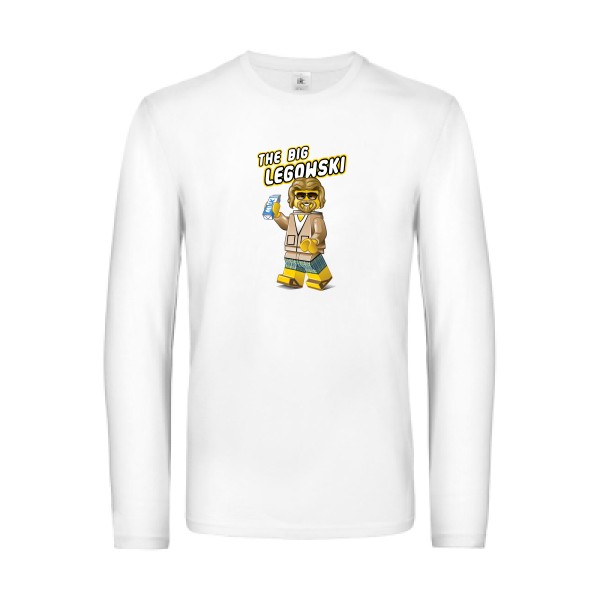 The big Legowski v3 - T-shirt manches longues vintage  - modèle B&C - E190 LSL -thème parodie et cinéma -