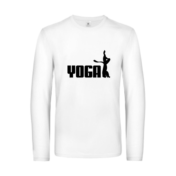 T-shirt manches longues Homme original - YOGA - 