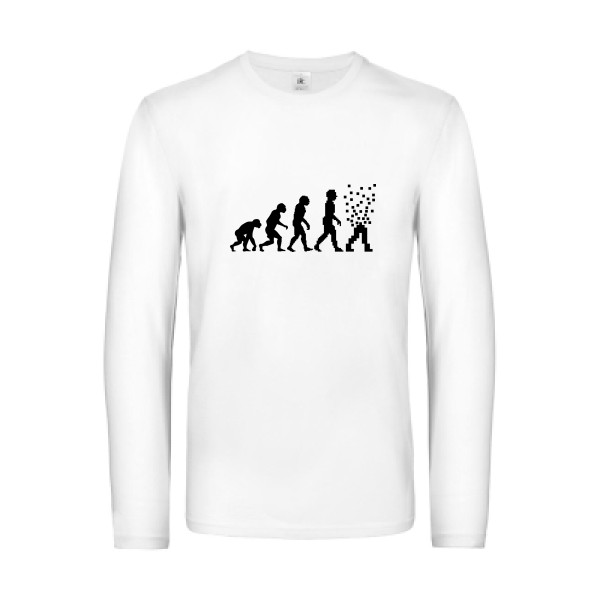 Evolution numerique Tee shirt geek-B&C - E190 LSL