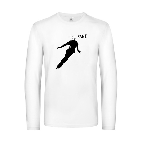 Peter -T-shirt manches longues humour noir Homme -B&C - E190 LSL -thème humour noir -