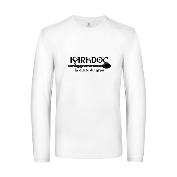 Karadoc -T-shirt manches longues Karadoc - Homme -B&C - E190 LSL -thème  Kaamelott- Rueduteeshirt.com -