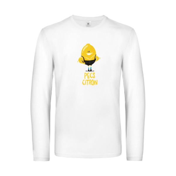 Pecs Citron - T-shirt manches longues -T shirt parodie -