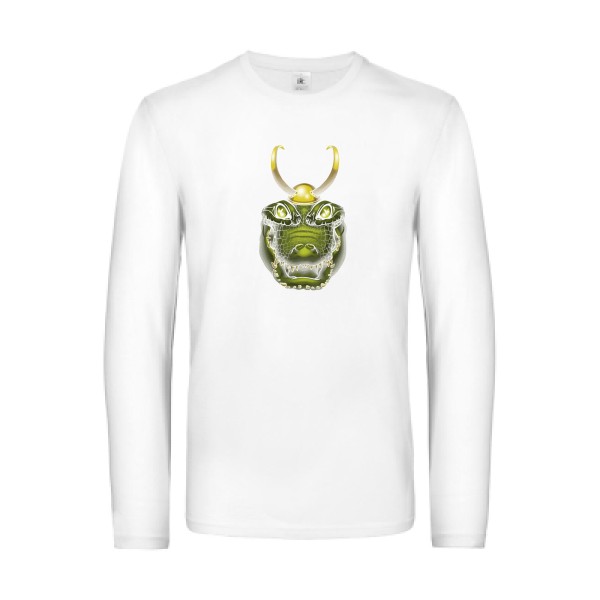 Alligator smile - T-shirt manches longues animaux -B&C - E190 LSL