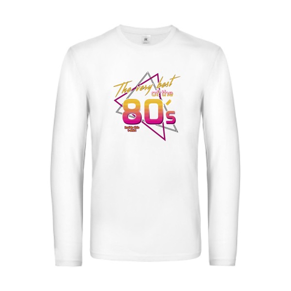 80s -T-shirt manches longues original vintage - B&C - E190 LSL - thème vintage -