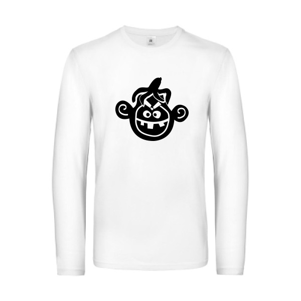 T-shirt manches longues Homme original - Monkey - rueduteeshirt.com