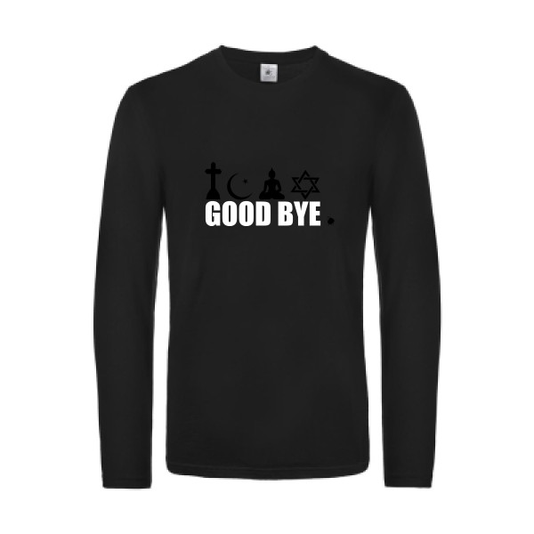 T-shirt manches longues Homme original - Good bye - 