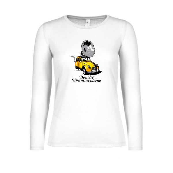 Deuche Grammophone - T shirt Femme original -