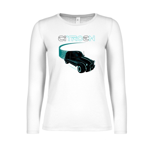 Tron - Tee shirt voiture - B&C - E150 LSL women  -