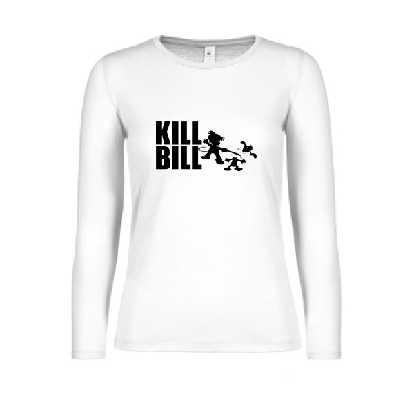 kill bill - T-shirt femme manches longues léger kill bill Femme - modèle B&C - E150 LSL women  -thème cinema -
