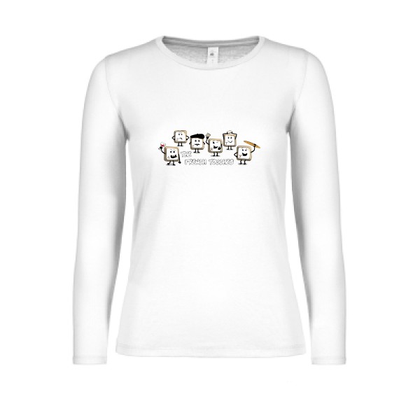 The French Touches - T shirt Geek- B&C - E150 LSL women 