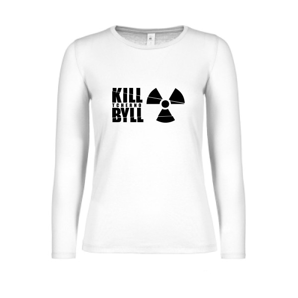 T-shirt femme manches longues léger Femme original - KillTchernoByll -