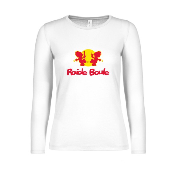 RaideBoule - Tee shirt parodie Femme -B&C - E150 LSL women 