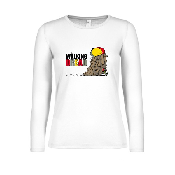 the WALKING DREAD-T-shirt femme manches longues léger vintage et reggae 