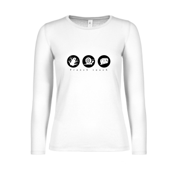  la French touch - T shirt original -B&C - E150 LSL women 
