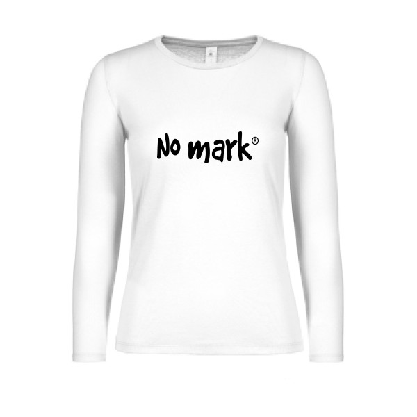 No mark® - T-shirt femme manches longues léger humoristique -Femme -B&C - E150 LSL women  -