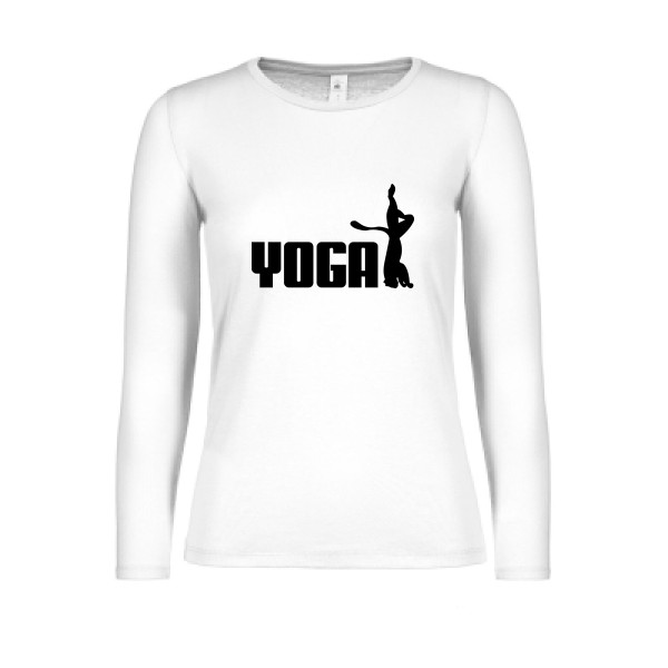T-shirt femme manches longues léger Femme original - YOGA - 