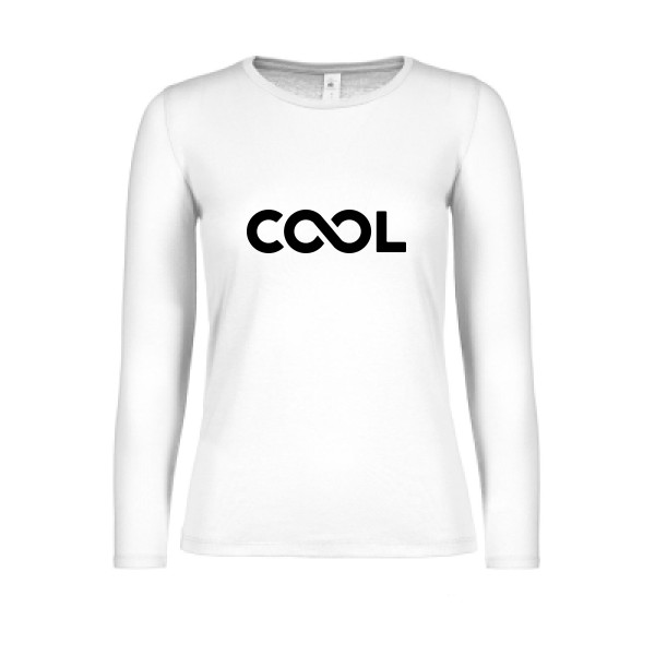Infiniment cool - Le Tee shirt  Cool - B&C - E150 LSL women 