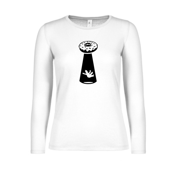 Donut Ovni - T-shirt femme manches longues léger geek-B&C - E150 LSL women 