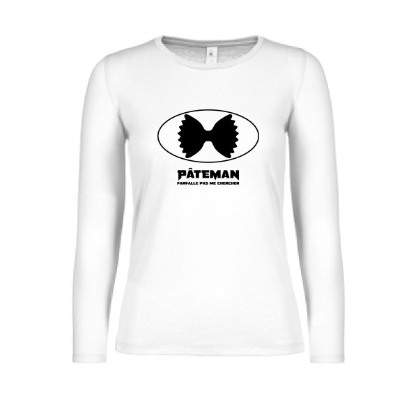 PÂTEMAN - modèle B&C - E150 LSL women  - Thème t shirt parodie et marque  -
