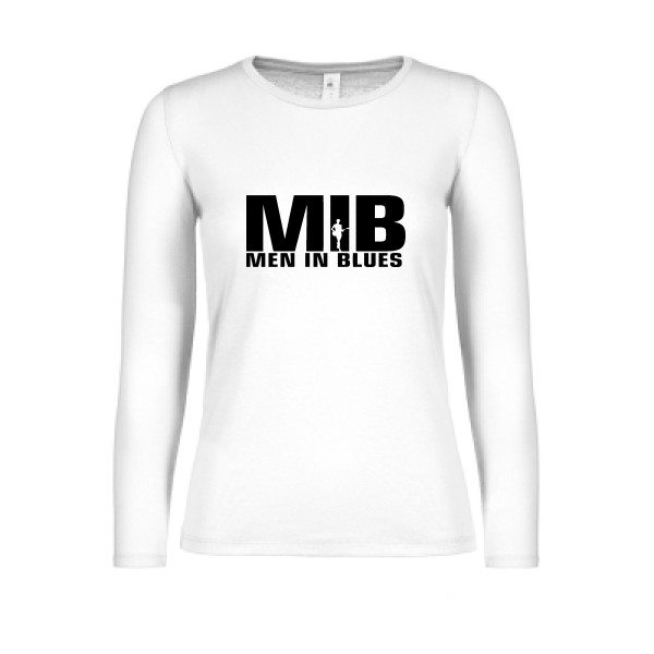 Men in blues - T-shirt thème musique-B&C - E150 LSL women  - pour Femme