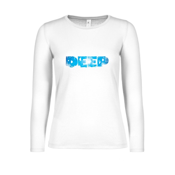 deep- tee-shirt original- modèle B&C - E150 LSL women -
