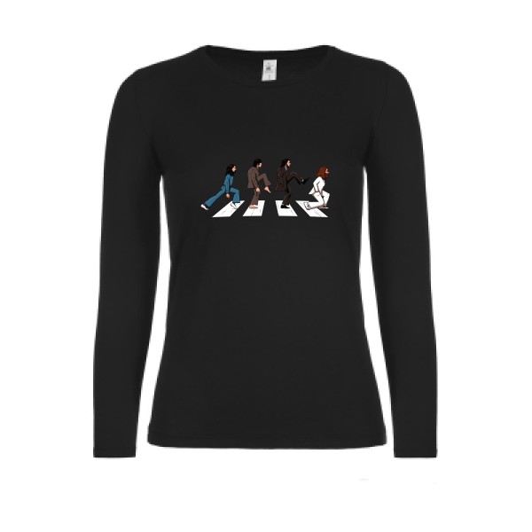 English walkers - B&C - E150 LSL women  Femme - T-shirt femme manches longues léger musique - thème musique et rock -