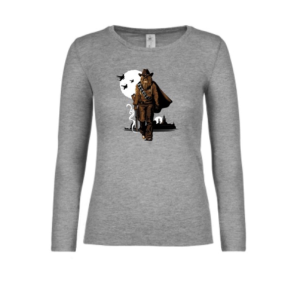 Space Cow-Boy - T shirt imprimé Femme -B&C - E150 LSL women 