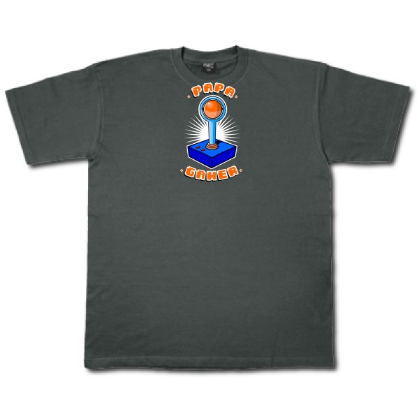 T-shirt geek Homme  - PAPA GAMER - 