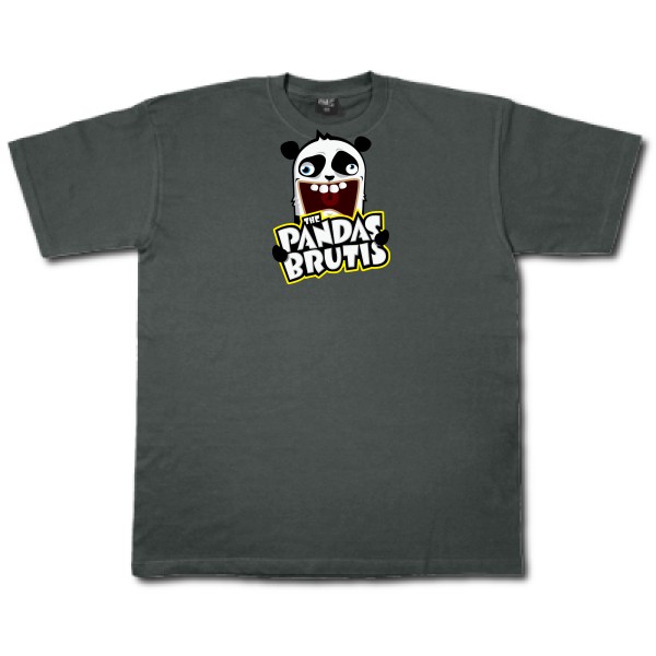 The Magical Mystery Pandas Brutis - t shirt idiot -Fruit of the loom 205 g/m²