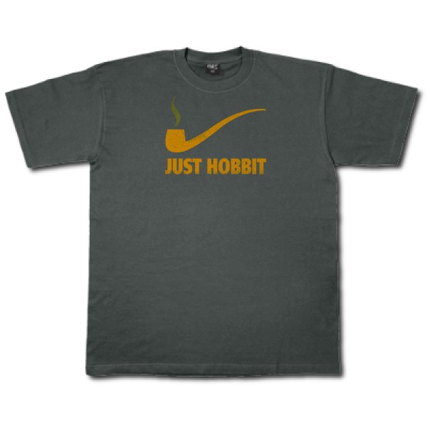 Just Hobbit - T-shirt seigneur des anneaux Homme - modèle Fruit of the loom 205 g/m² -thème cinema -