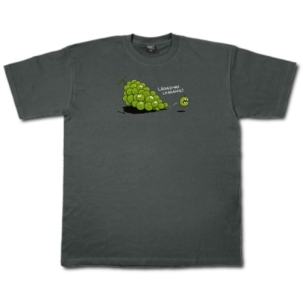 Lâchez-moi la grappe - T-shirt rigolo pour Homme -modèle Fruit of the loom 205 g/m² - thème dérision et humour -
