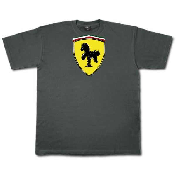 Ferrari -T-shirt parodie pour Homme -Fruit of the loom 205 g/m² - thème  automobile - 