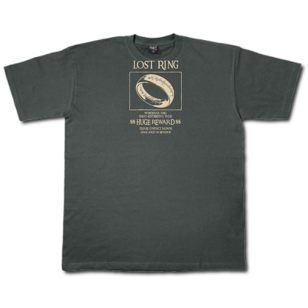 Lost Ring - T-shirt  parodie - modèle Fruit of the loom 205 g/m² -thème parodie et cinema -