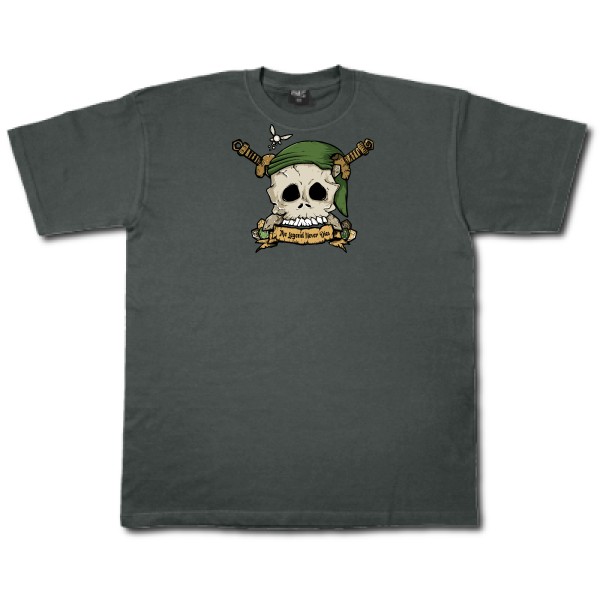 Zelda Skull T-shirt tete de mort -Fruit of the loom 205 g/m²