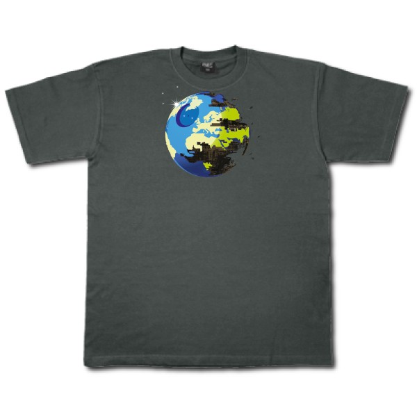 EARTH DEATH - tee shirt original Homme -Fruit of the loom 205 g/m²
