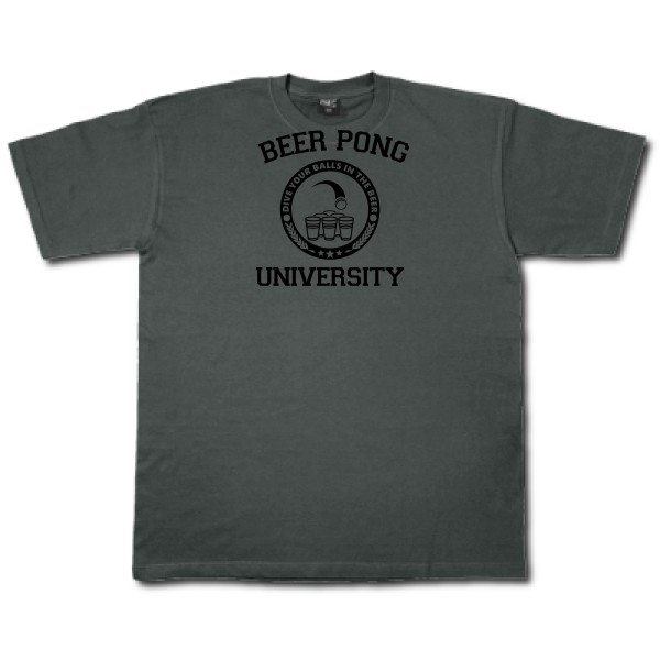Beer Pong - T-shirt Homme geek  - Fruit of the loom 205 g/m² - thème geek et gamer