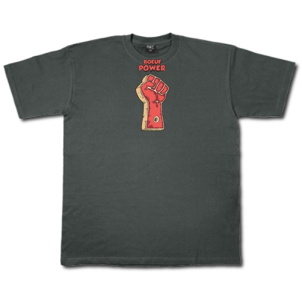 T-shirt original Homme  - Boeuf power - 