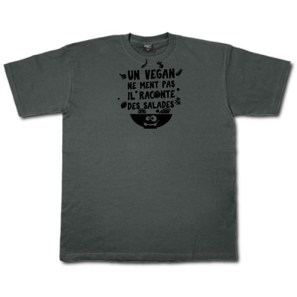 T-shirt original Homme  - Un vegan ne ment pas - 